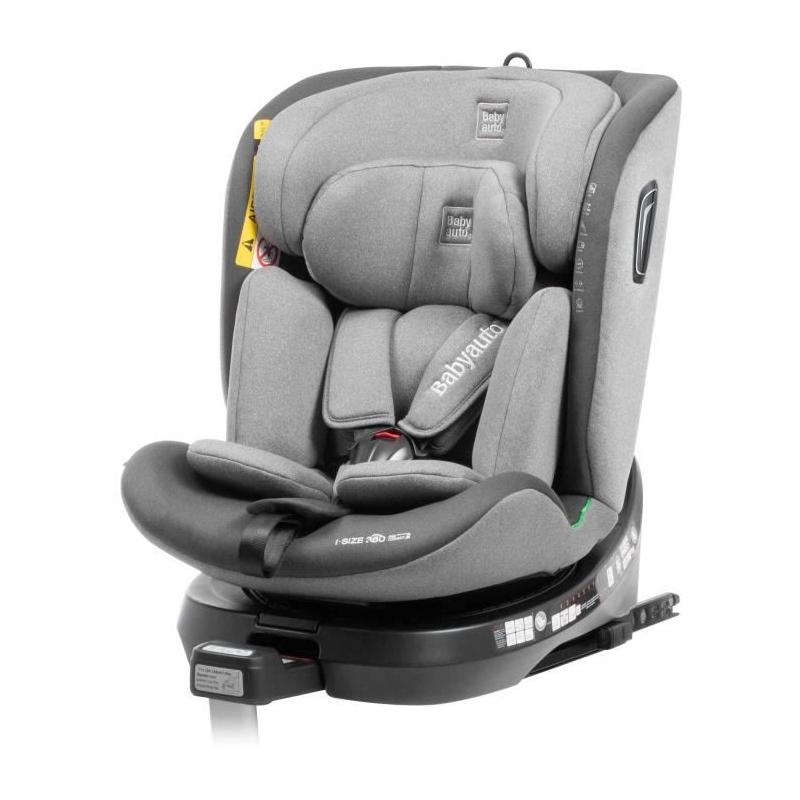 Siège auto pivotant 360° - BABYAUTO AITANA GREY ANTHRACITE - Naissance à 12 ans