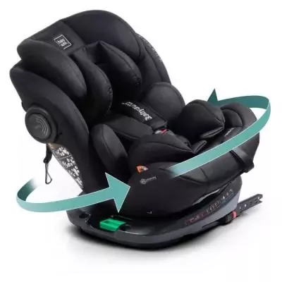 Siège auto pivotant 360° - BABYAUTO - GYRO BLACK LINE EMBOSSED