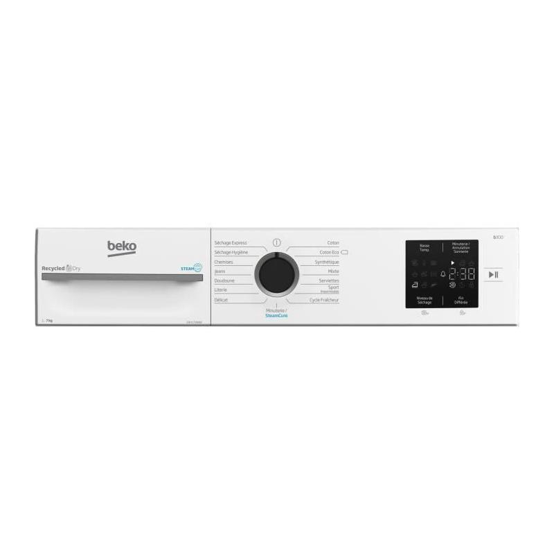 Sèche-linge pompe à chaleur BEKO b300 Eco sense D3H17393W - Blanc