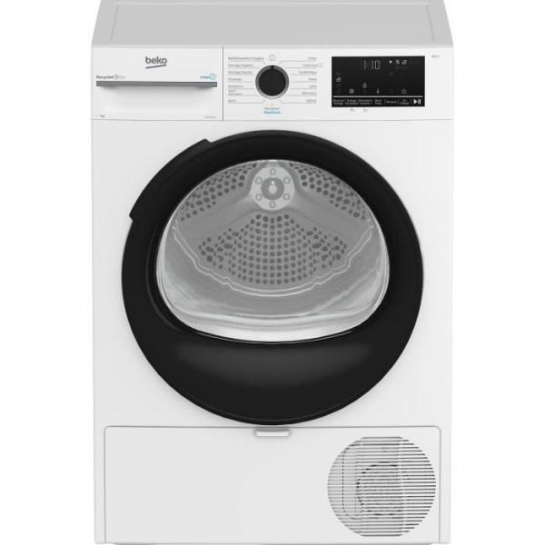 Seche-linge pompe a chaleur BEKO b300 D3H27493W - 7 kg - Induction - L60cm - A+++ - Capteur d'humidité - Blanc