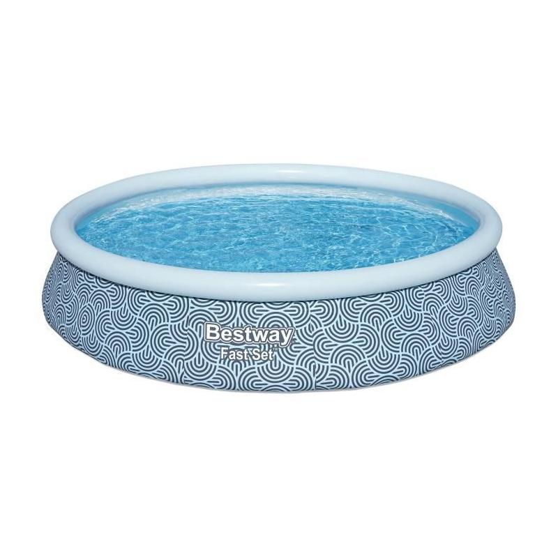Kit piscine gonflable BESTWAY - Fast Set - 396 x 84 cm - Ronde