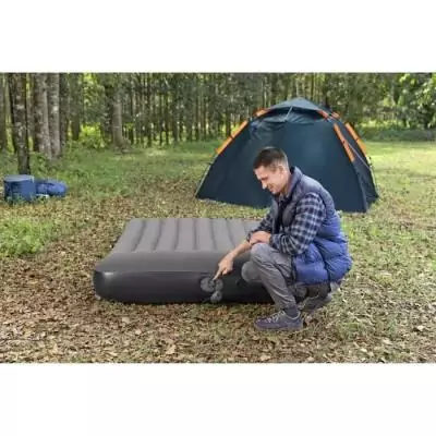 Matelas gonflable BESTWAY 671BS - Tritech Queen - Pompe USB intégrée