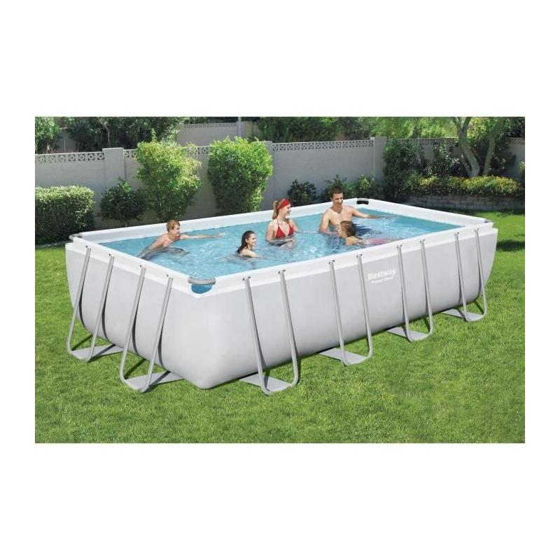 Kit Piscine BESTWAY Power Steel 549x274x122 cm - Rectangulaire