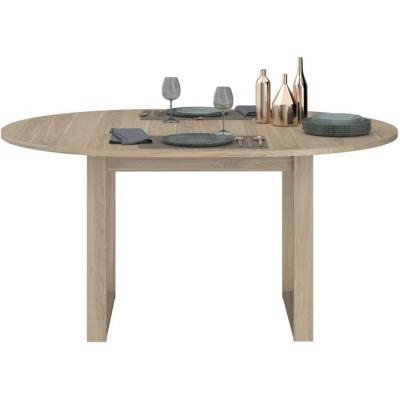Ensemble buffet et table ronde extensible BETTY - Chêne - PARISOT
