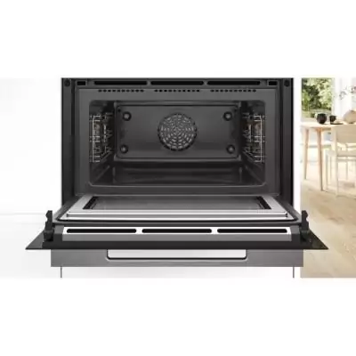 Four combiné micro-ondes encastrable BOSCH SER8 - CMG7761B1 - Noir - 45 L