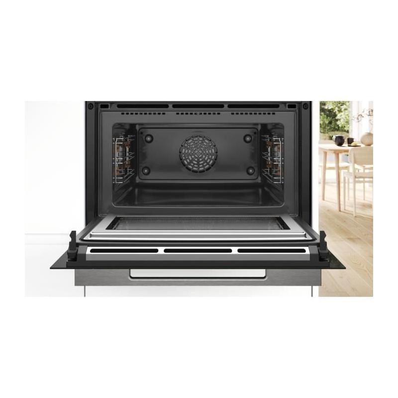 Bosch Serie 8 CMG7761B1 micro-onde Noir Micro-onde combiné Intégré 45 L 900 W