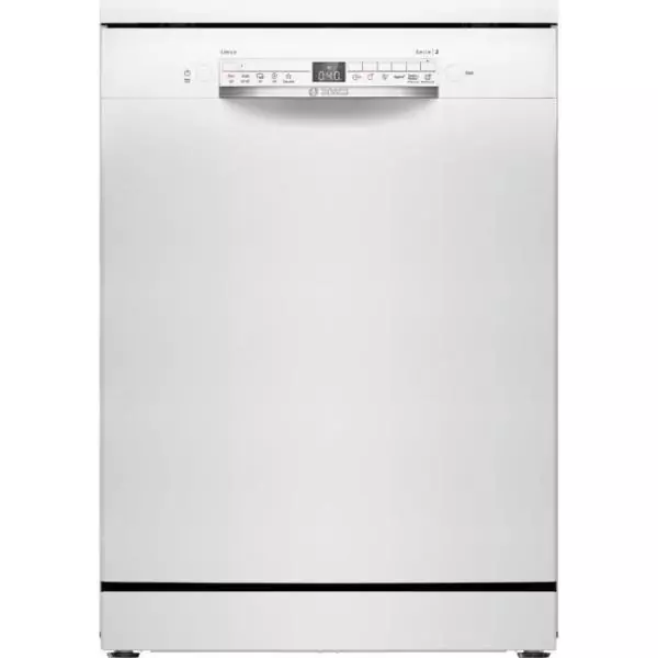 Lave-vaisselle pose libre BOSCH SER2 SMS2HTW03F - 13 couverts - Induction - L60cm - 46 dB - Blanc