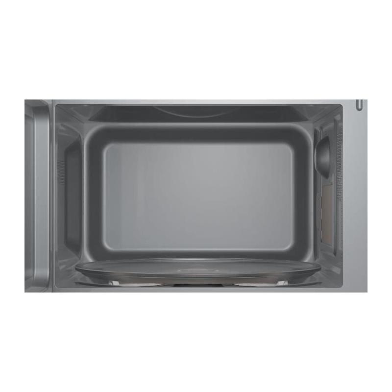 Bosch Serie 2 FFL020MS2F micro-onde Noir, Acier inoxydable Micro-onde simple Comptoir 20 L 800 W