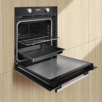Four encastrable Pyrolyse BRANDT - Noir - Porte froide - 59,2 x 59,2 x 60,8 cm