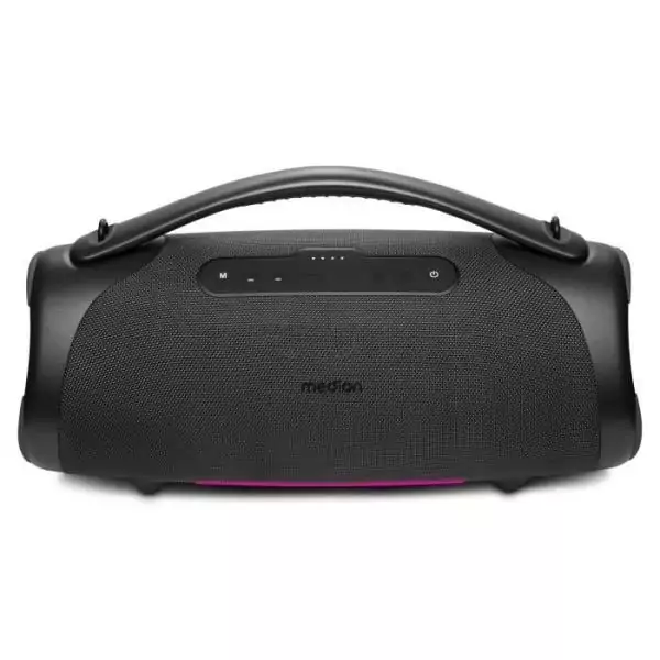 Enceinte Bluetooth - MEDION - XL - 100W RMS - Autonomie 30h - Protection IPX7 - RGB