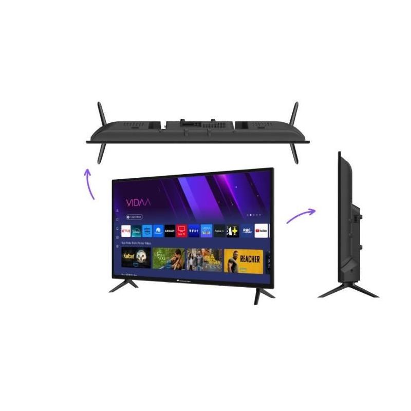 TV LED Continental Edison 32“ HD Smart Vidaa - 3xHDMI