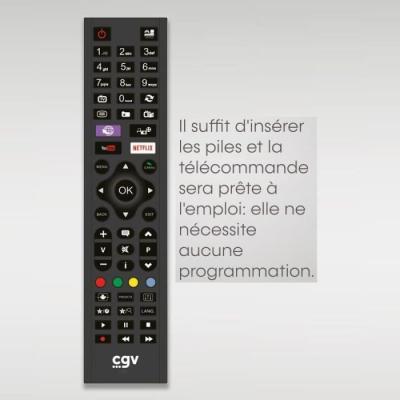 Télécommande de remplacement CGV FIDELIO Samsung - Prête à l'emploi