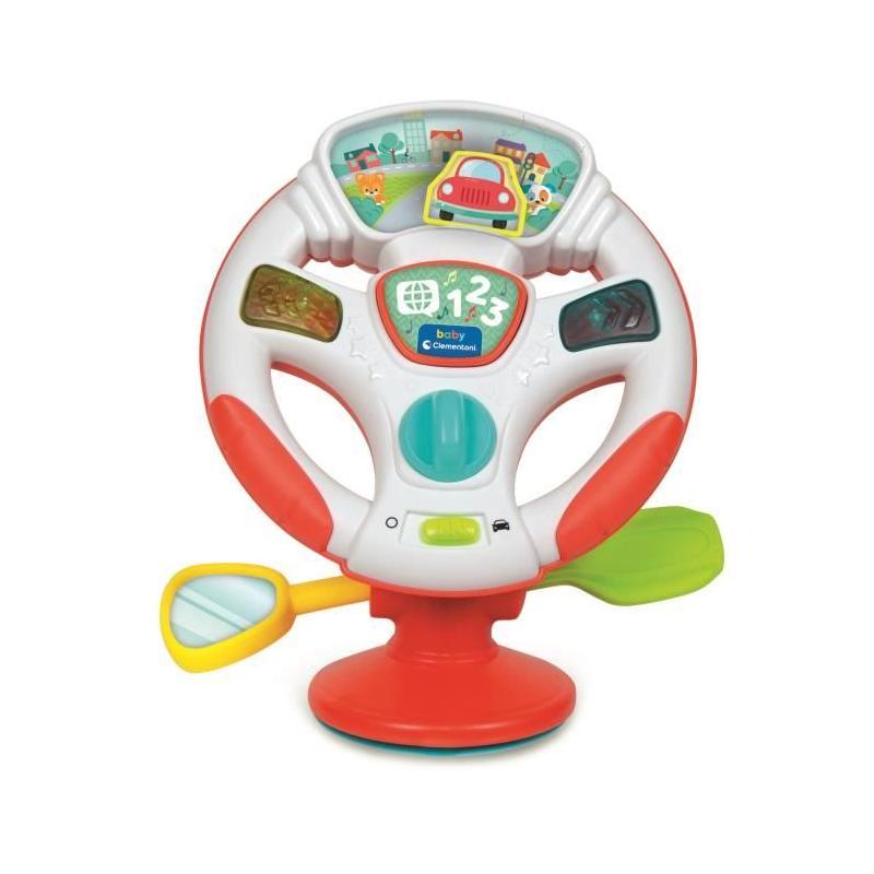 Découvrez le volant de Bébé parlant CLEMENTONI pour des heures d'amusement!
