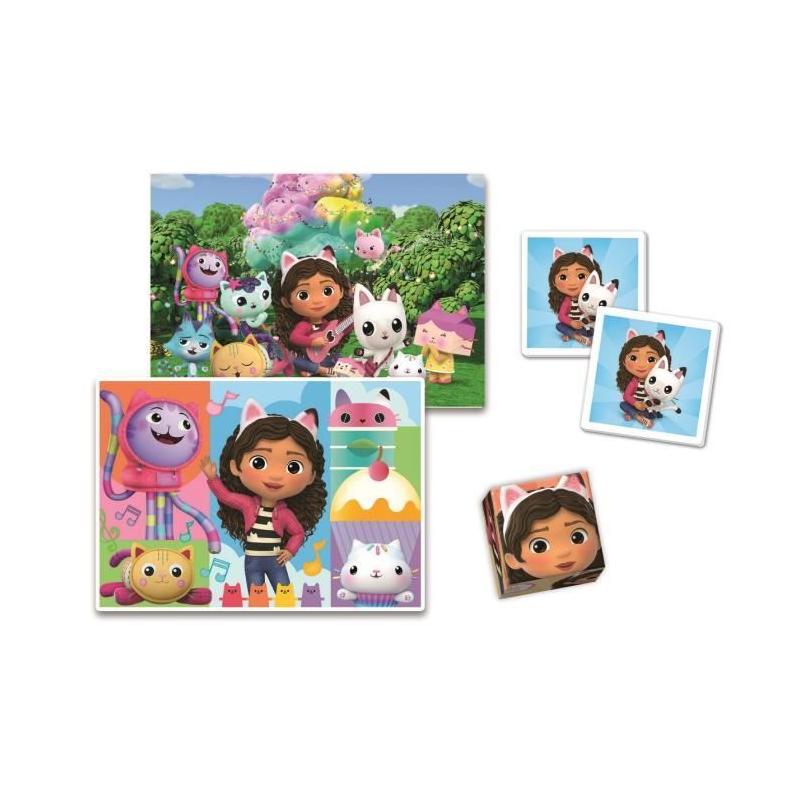 Edukit 4 en 1 Gabby et la maison magique CLEMENTONI - Jeu éducatif complet