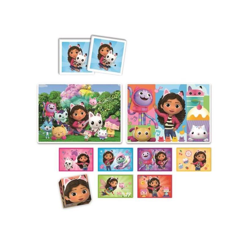 Edukit 4 en 1 Gabby et la maison magique CLEMENTONI - Jeu éducatif complet