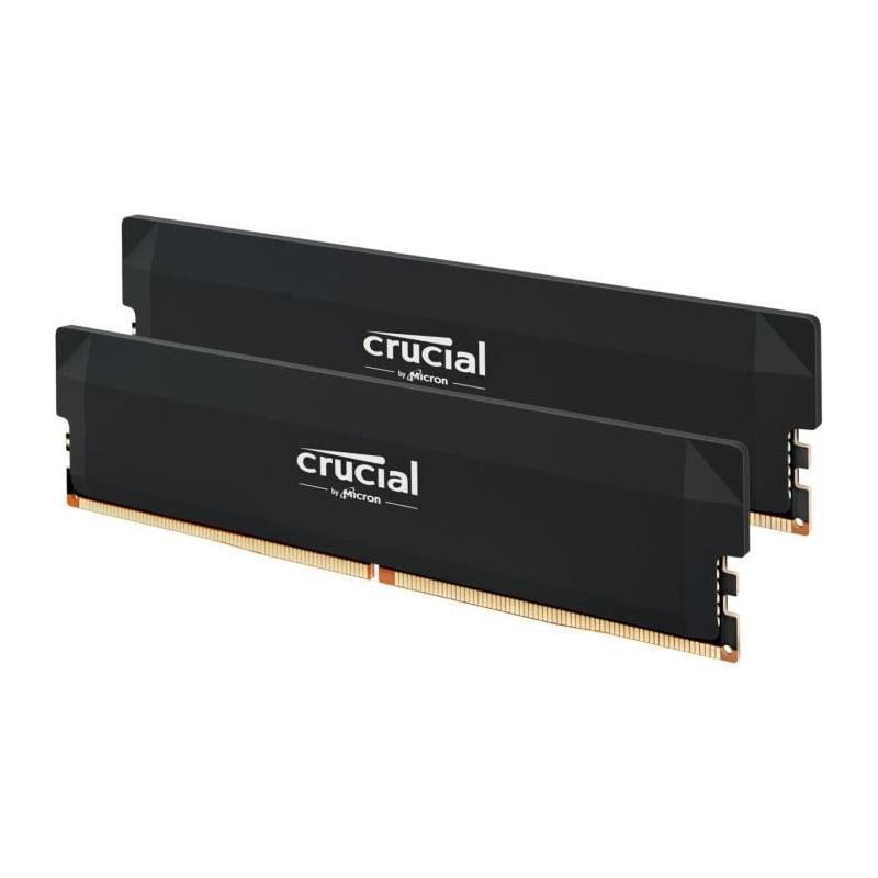 Boostez vos performances avec la mémoire RAM DDR5 PRO Crucial - Kit 64GB (2 x 32GO) - 6000 MT/s