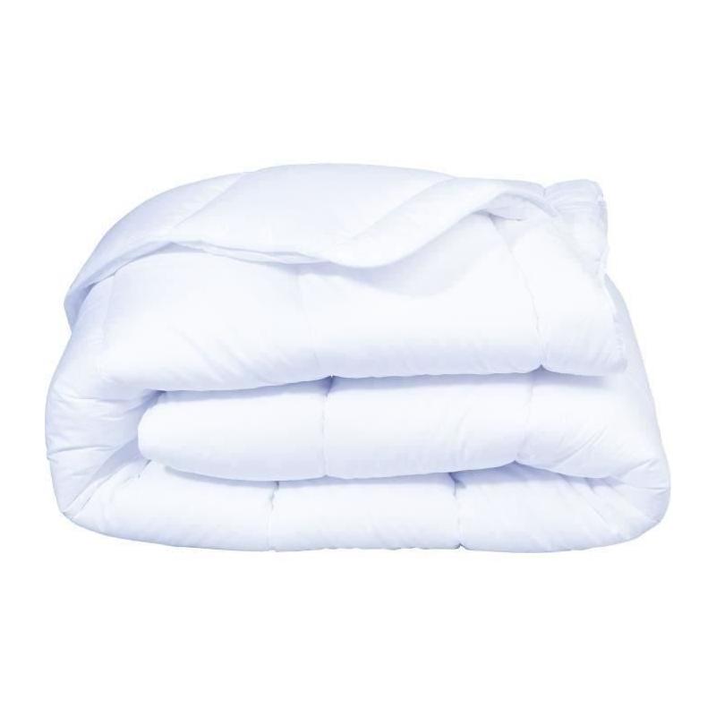 Couette anti-acariens tempérée 300gr/m² VICTORIA 140x200 cm - Blanc