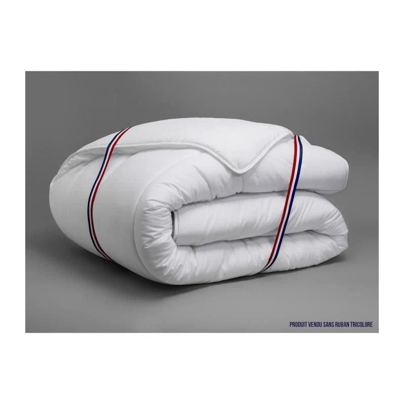 Couette anti-acariens tempérée 300gr/m² VICTORIA 140x200 cm - Blanc
