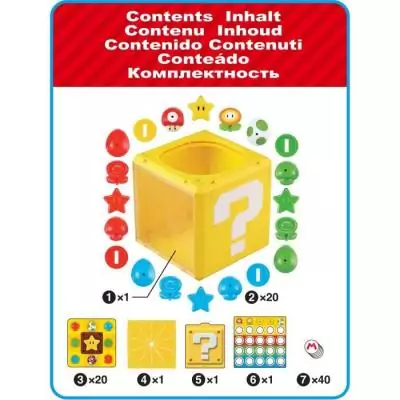 Jeu de société Super Mario : Jeu de blocs à questions - EPOCH GAMES