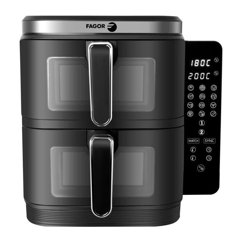Friteuse sans huile FAGOR - Airfryer FGD11 - Double cuves 5,5L