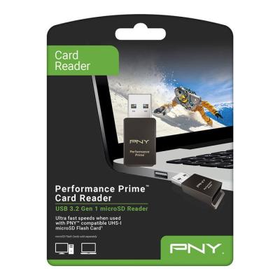 Lecteur de carte micro-SD - PNY - P-CRUAUSDDG3CPPR-GE - Prime USB 3.2 - Compatible universel - Haute performance
