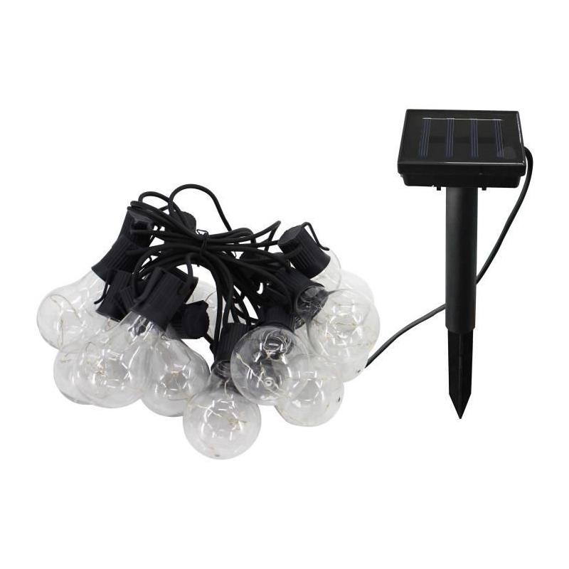 Décoration lumineuse Guirlande GALIX - Blanc chaud - 15 Ampoules