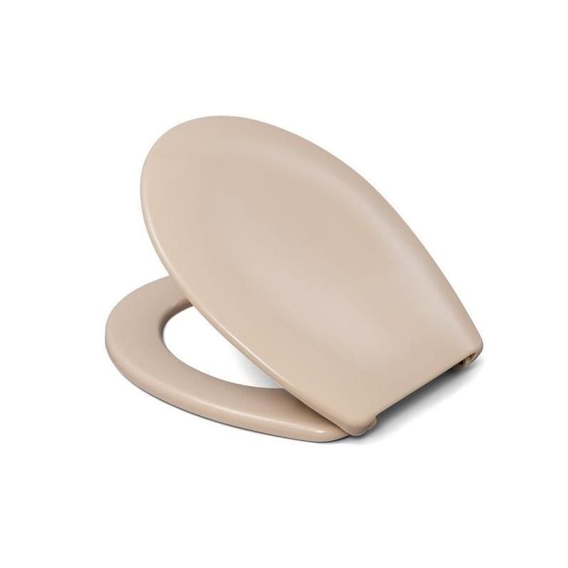 Abattant WC Long Beach beige 46x38,3x4,9cm - Confort et élégance
