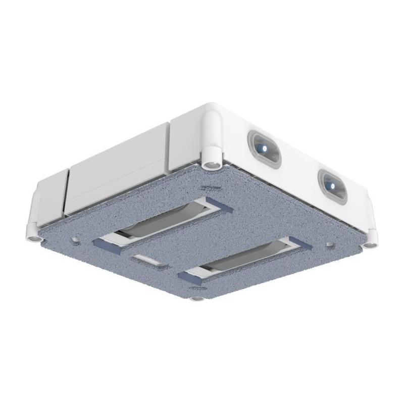 Nettoyeur de vitres robotique HUTT W9 - Puissant 3800 Pa - Capacité 150 ml - Blanc
