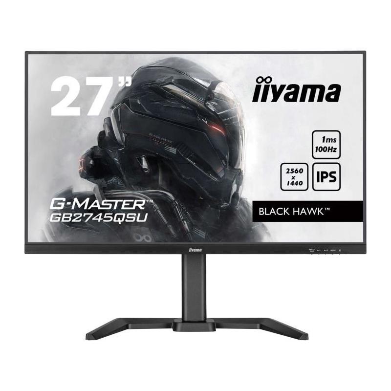 Écran IIYAMA GB2745QSU-B2 27" QHD IPS 100Hz - Noir