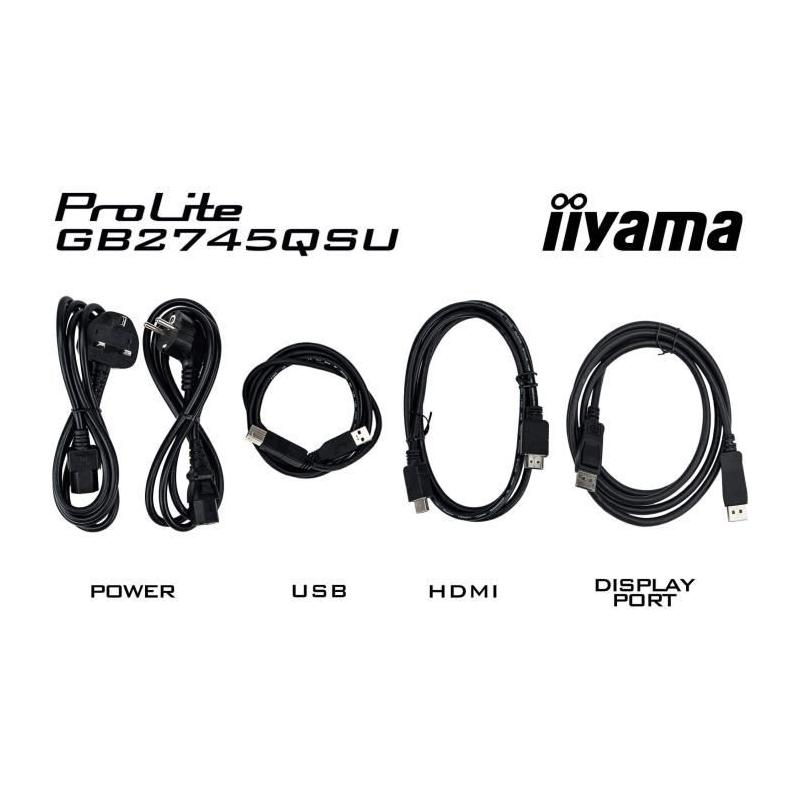 Écran IIYAMA GB2745QSU-B2 27" QHD IPS 100Hz - Noir