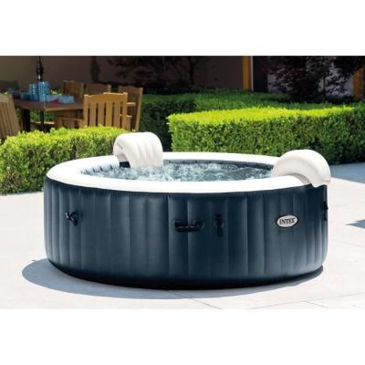 Spa Gonflable 6 places Pure Spa Blue navy avec plateau LED - Kit complet