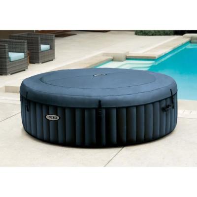 Spa Gonflable 6 places Pure Spa Blue navy avec plateau LED - Kit complet