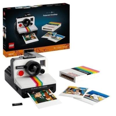 LEGO 21345 Ideas Appareil Photo Polaroid OneStep SX-70: Maquette à Construire avec Autocollants