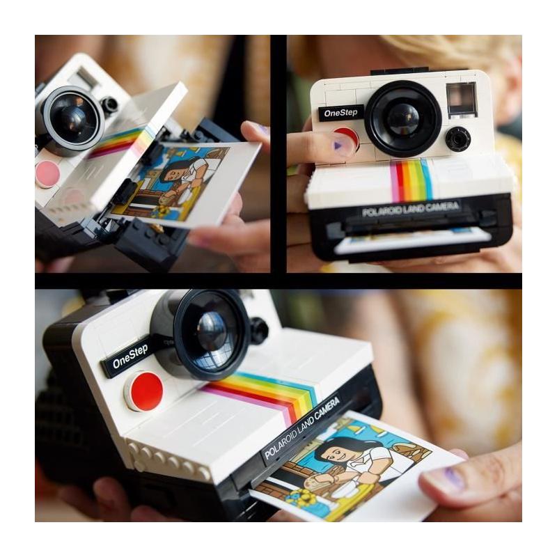 LEGO 21345 Ideas Appareil Photo Polaroid OneStep SX-70: Maquette à Construire avec Autocollants