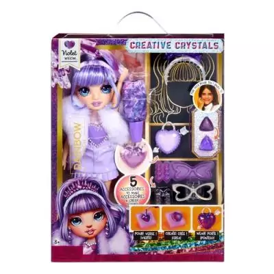Rainbow High Cristal Poupée Mannequin 27 cm - Violet | Pack 29x32x9 cm