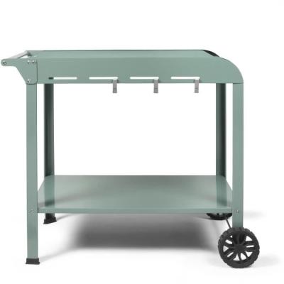 Desserte pour plancha - LIVOO - GS168V - Vert / Noir - Pratique et robuste