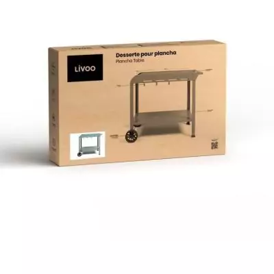 Desserte pour plancha - LIVOO - GS168V - Vert / Noir - Pratique et robuste