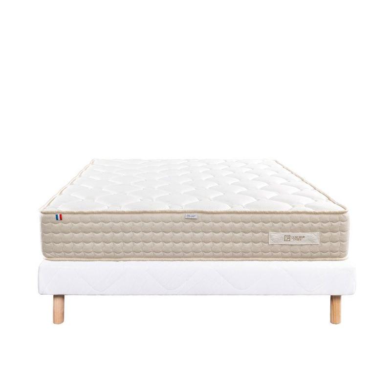 Ensemble matelas + sommier de luxe SUBLIME 140x190 cm - Ferme - Oeko-Tex