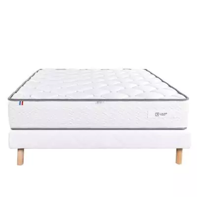 Ensemble matelas + sommier de luxe IRIS - 140x190 cm