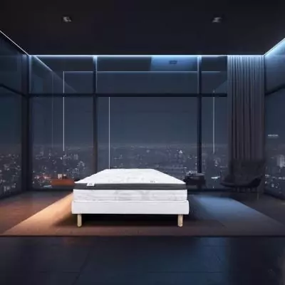 Ensemble matelas + sommier SLEEPLUX 160x200 cm - Ferme et Responsable