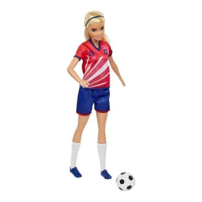 Barbie Footballeuse - Poupée Mannequin Pour les Fans du Football
