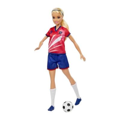 Barbie Footballeuse - Poupée Mannequin Pour les Fans du Football