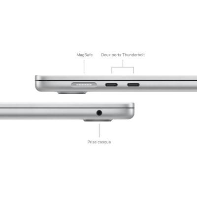 Apple MacBook Air M3 15'' - RAM 16Go - Stockage 256Go - CPU 8 coeurs - GPU 10 coeurs