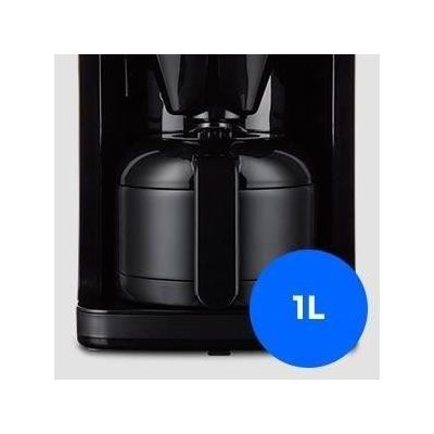 Cafetière Filtre Numérique Isotherme avec Broyeur - MEDION - 1000W - 1,0L - Noir