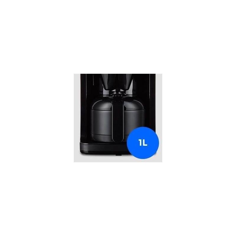 Cafetière Filtre Numérique Isotherme avec Broyeur - MEDION - 1000W - 1,0L - Noir