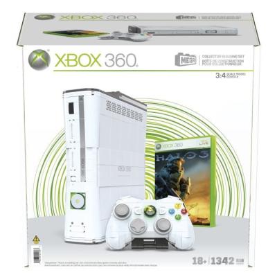 Coffret de Construction MEGA Xbox 360 - Manette LED - 1342 pièces