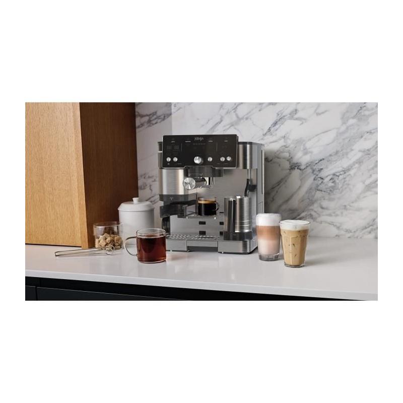 Machine à expresso Ninja ES501EU Luxe Essential - 2L - Ecran digital - Noir/Inox