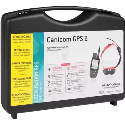 Ensemble complet traceur GPS NUM'AXES CANICOM GPS 2 Noir/Orange - Dimensions: 27x34x9 cm Ensemble complet traceur GPS NUM'AXES CANICOM GPS 2 Noir/Orange - Dimensions: 27x34x9 cm