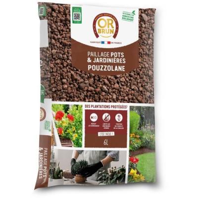 Paillage de Pouzzolane 6L - Protection Plantes