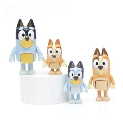 Coffret de 4 figurines Bluey et sa famille - MOOSE TOYS